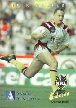 1998 Ansett Brisbane Broncos #NNO Kevin Walters Front